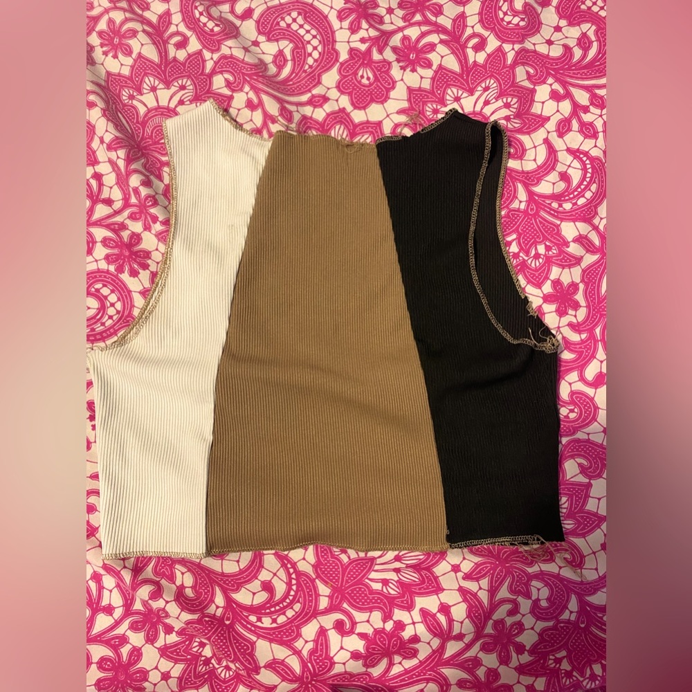 XS Patchy Brown Top